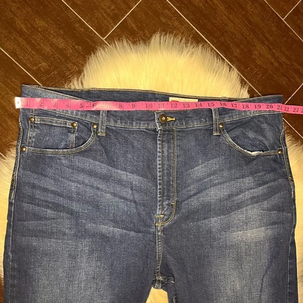 Wrangler slim straight blue denim sz 42X30